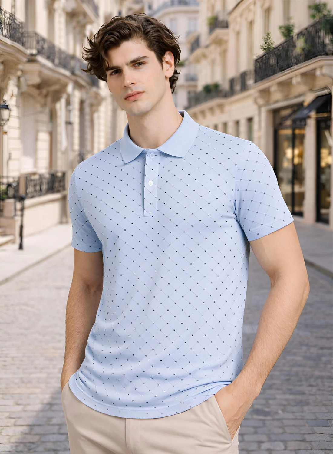 Men Cotton Polo T Shirt - Image 5