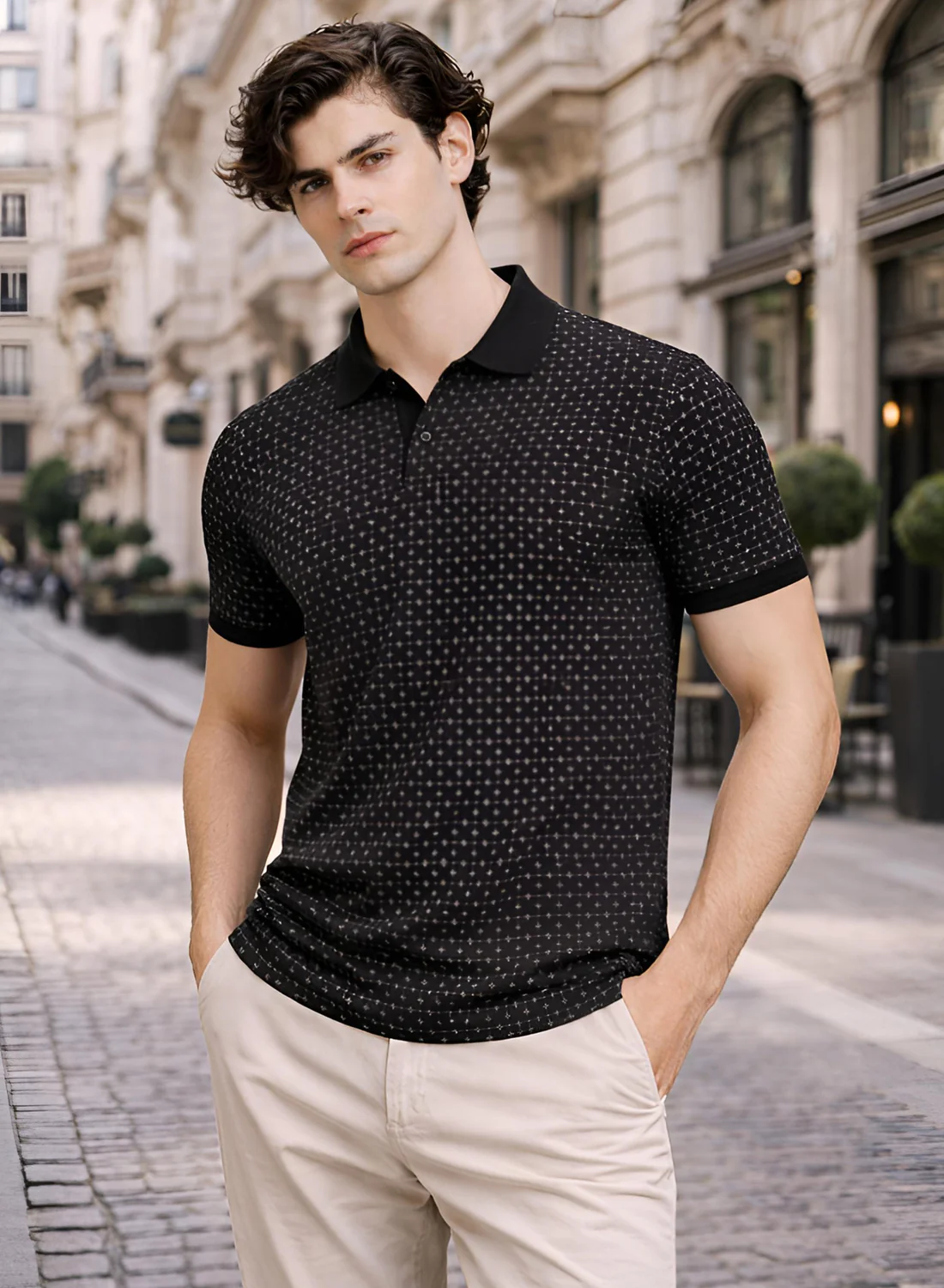 Men Cotton Polo T Shirt - Image 5