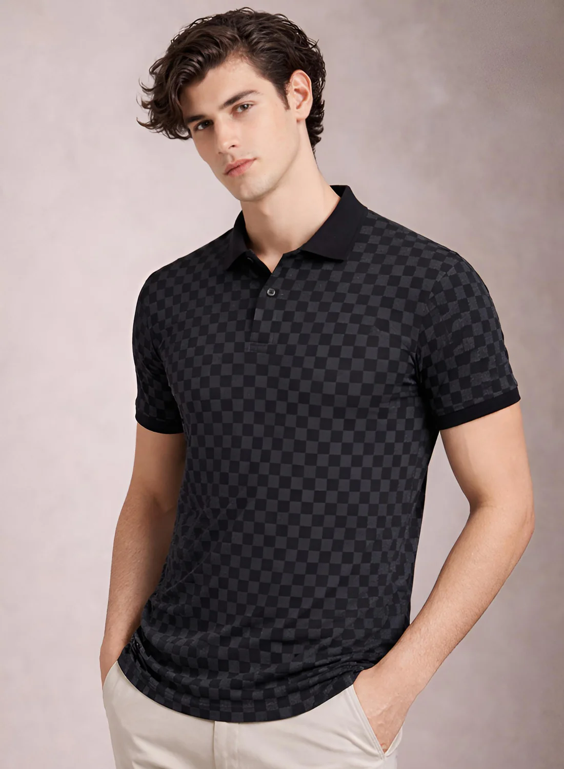 Men Cotton Polo T Shirt - Image 3