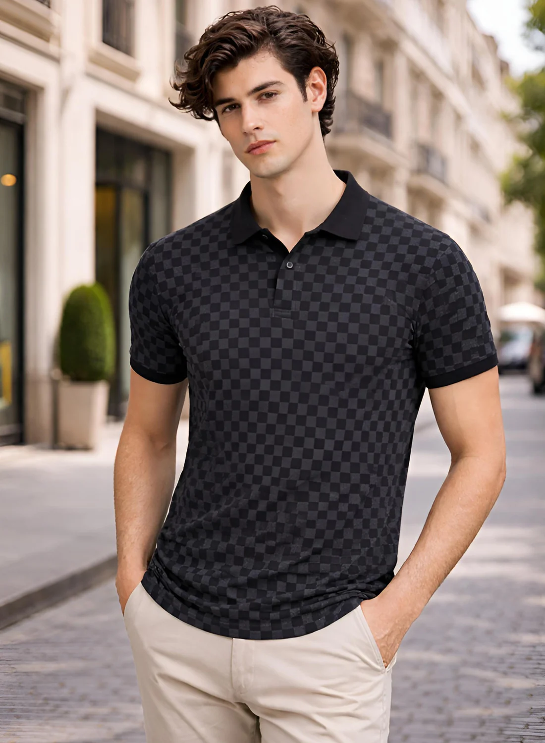 Men Cotton Polo T Shirt - Image 5