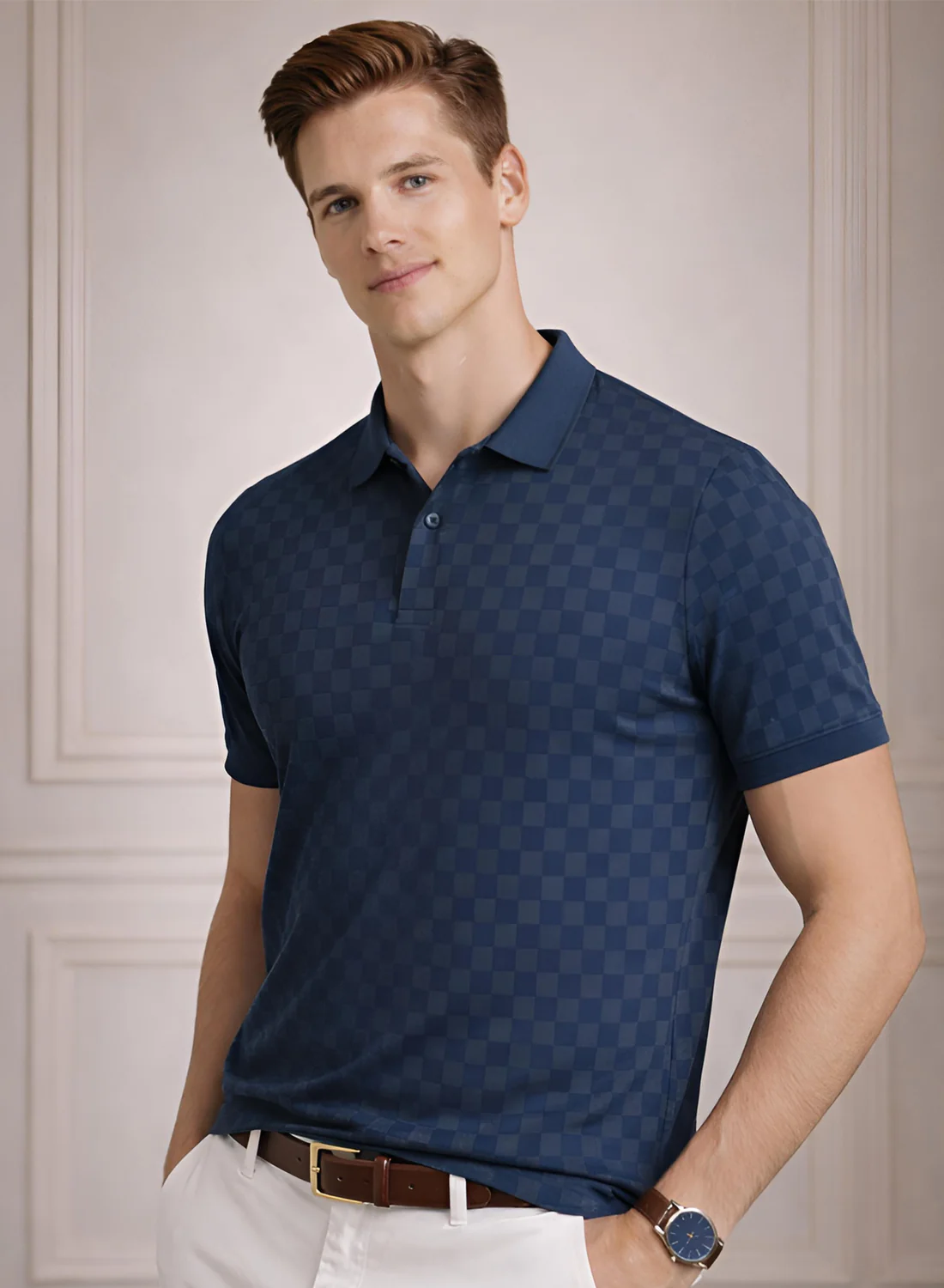 Men Cotton Polo T Shirt - Image 3