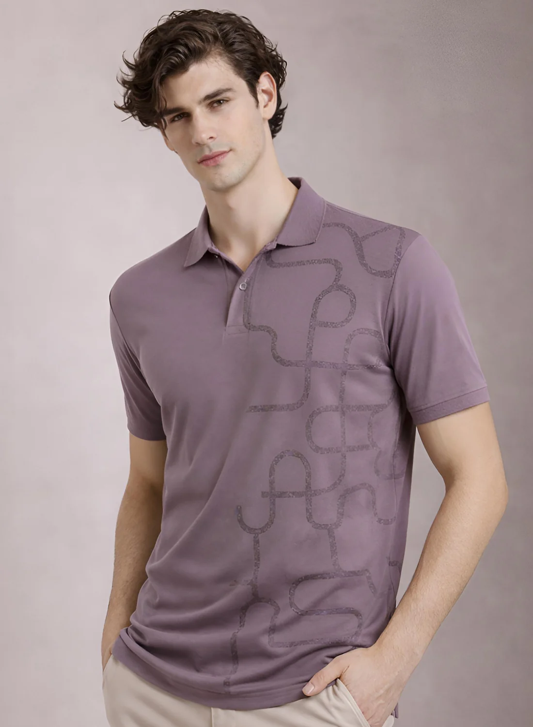 Men Cotton Polo T Shirt - Image 3