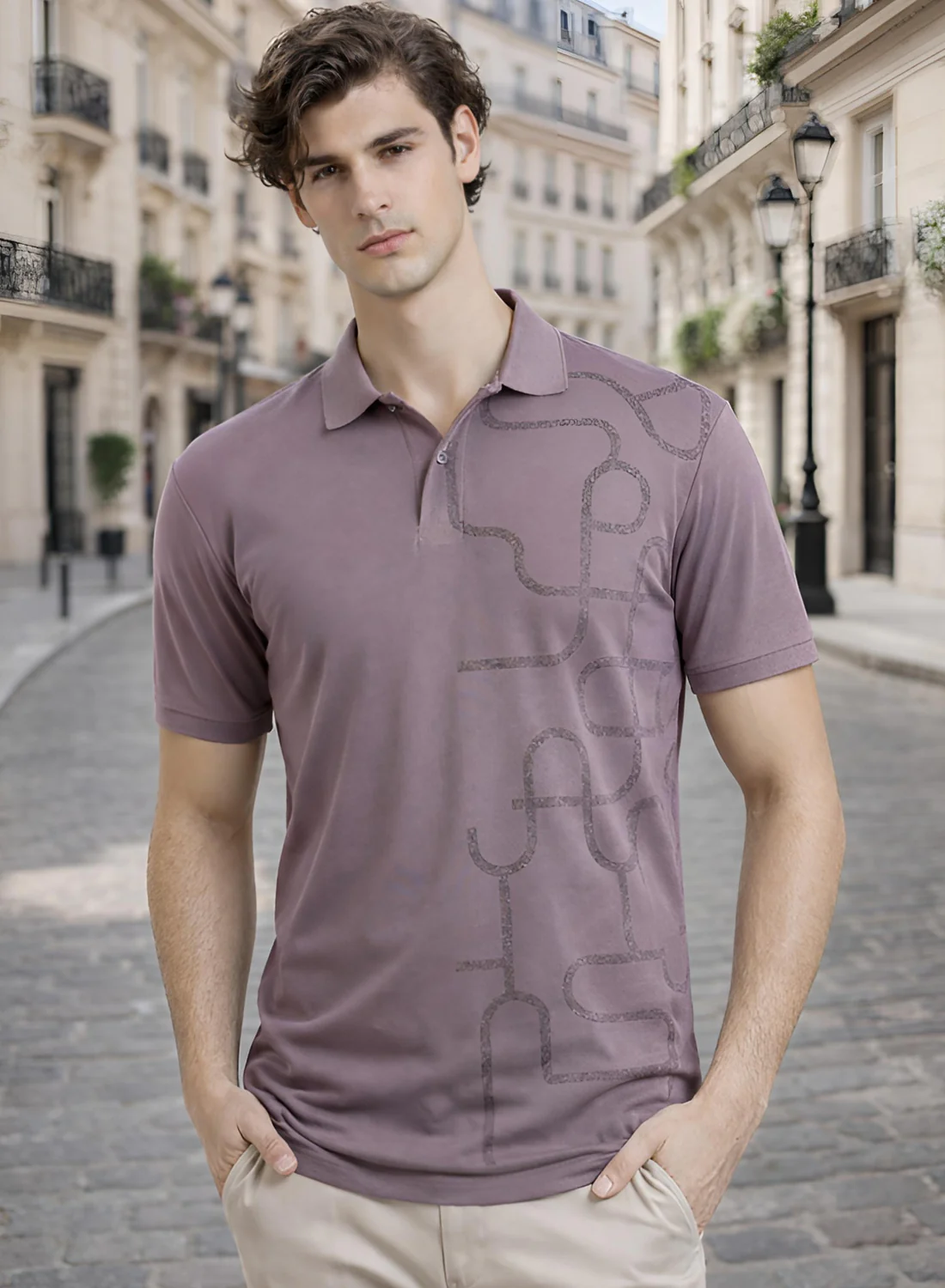Men Cotton Polo T Shirt - Image 5