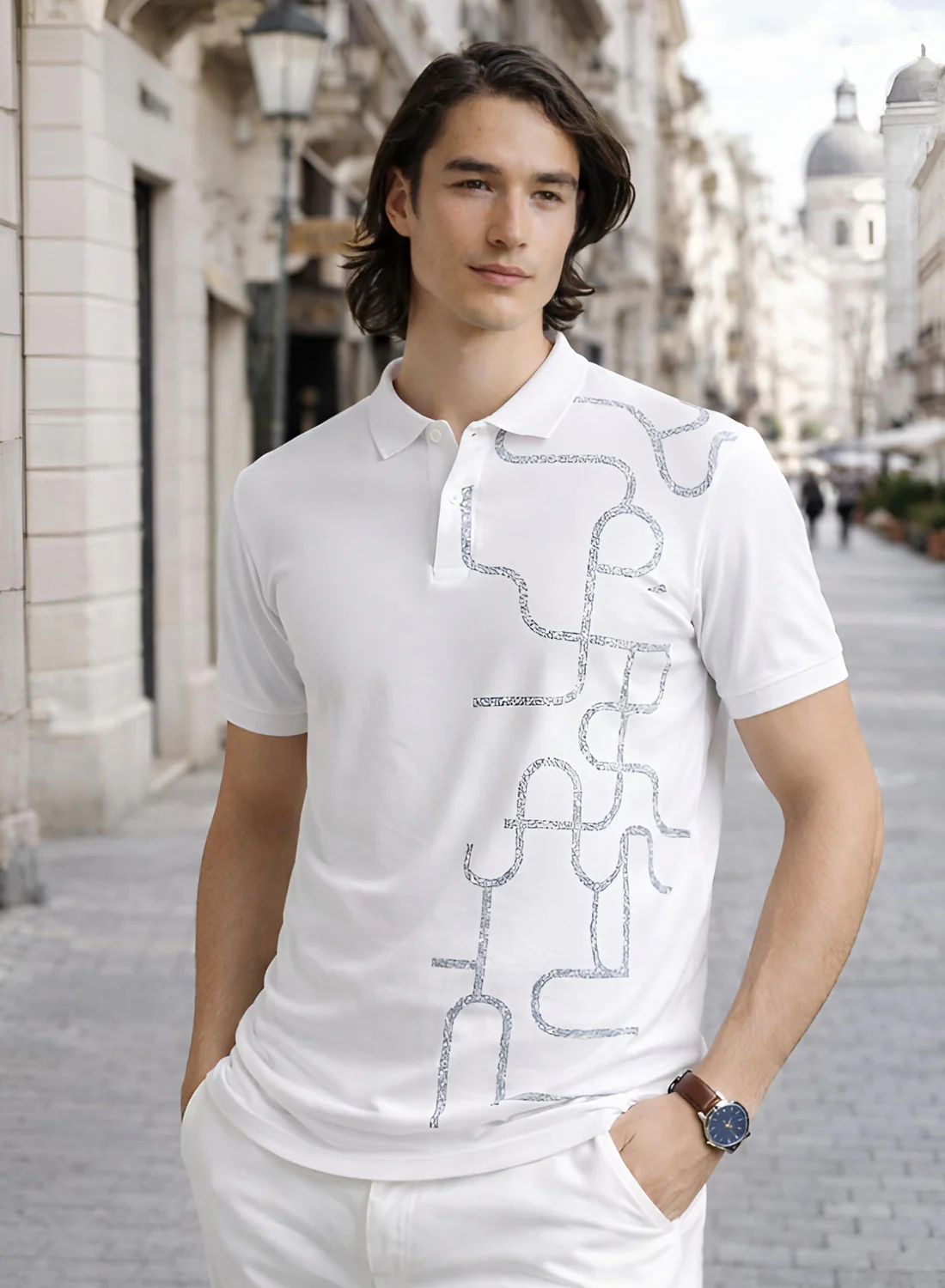 Men Cotton Polo T Shirt - Image 5