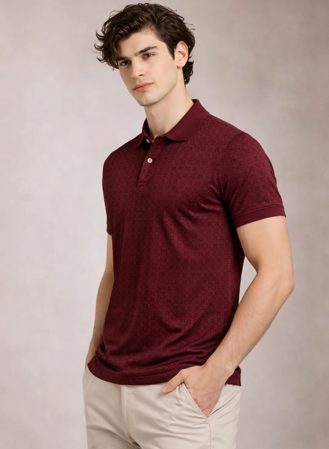 Men Cotton Polo T Shirt - Image 3