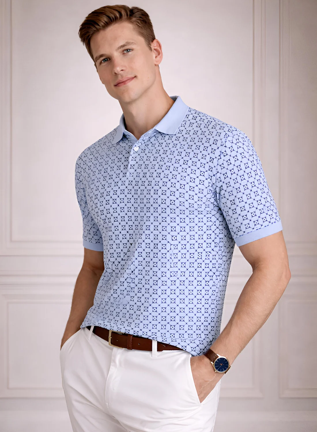 Men Cotton Polo T Shirt - Image 3