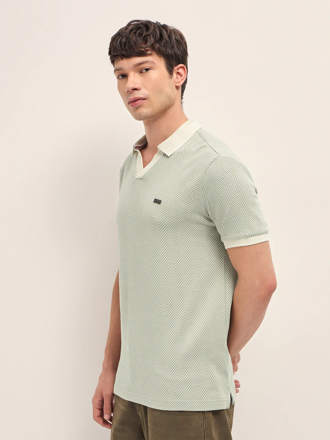 Men Cotton Polo T-Shirt - Image 3