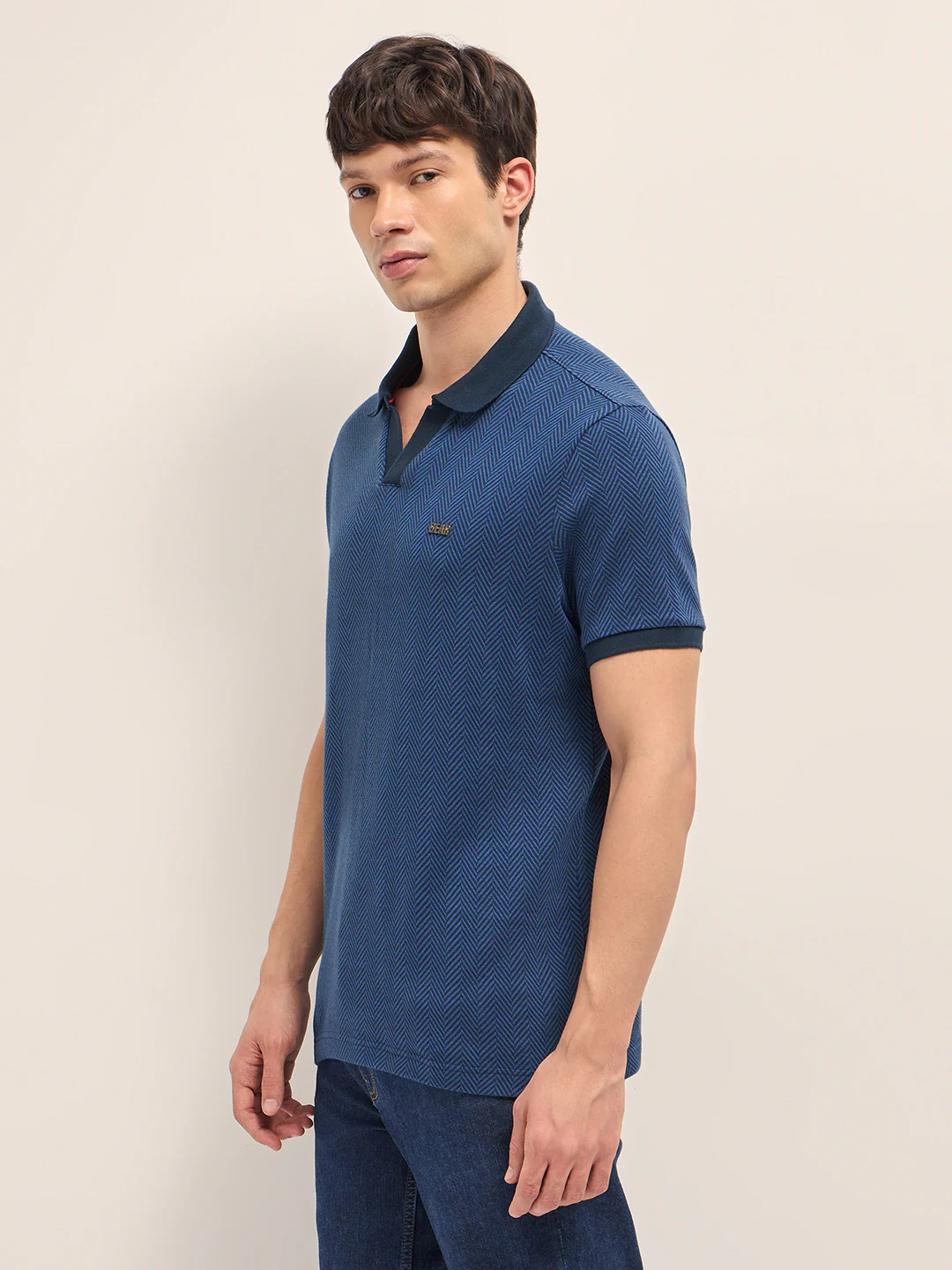 Men Cotton Polo T-Shirt - Image 3