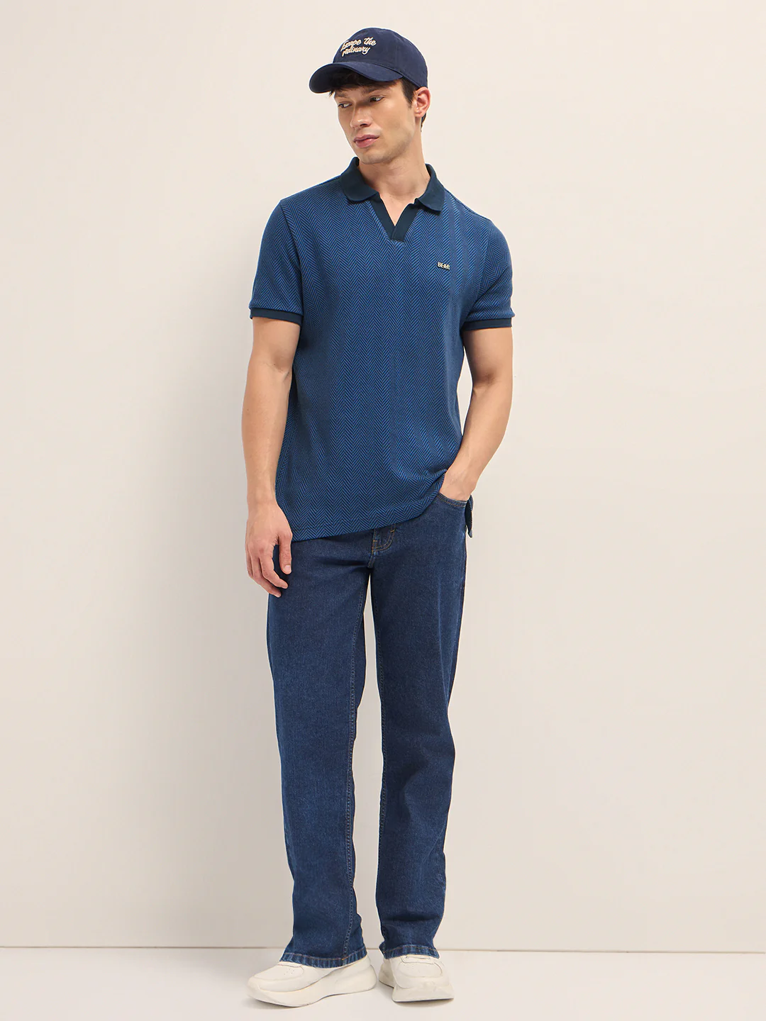 Men Cotton Polo T-Shirt - Image 4