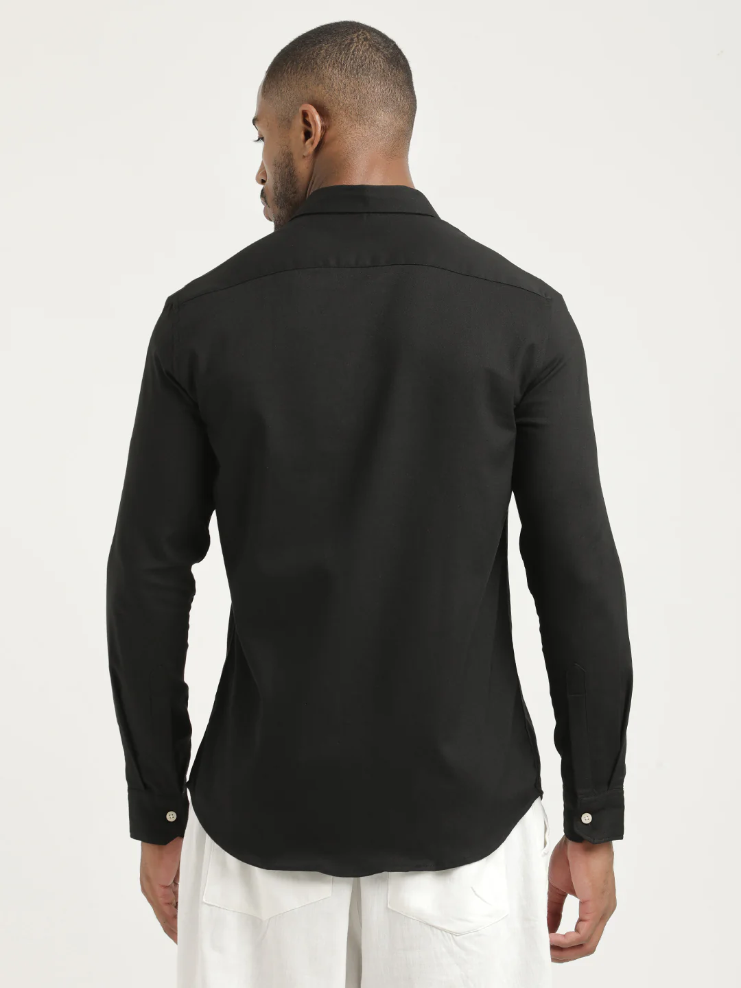 Men Cotton-Poly Lycra Blend Shirt - Image 3
