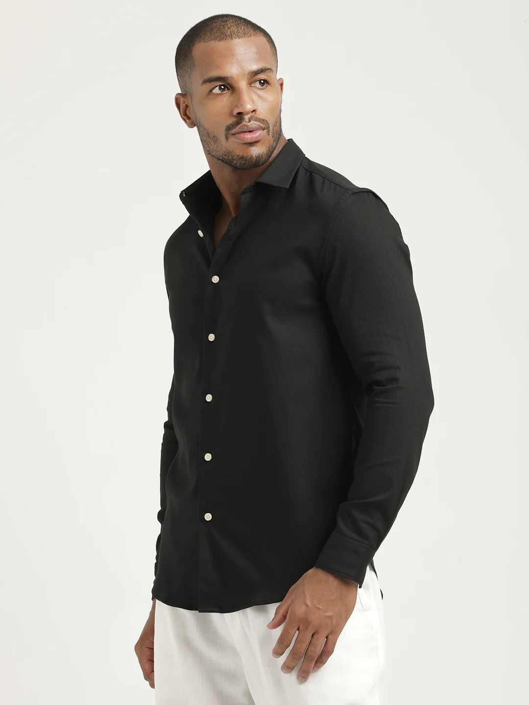 Men Cotton-Poly Lycra Blend Shirt - Image 6