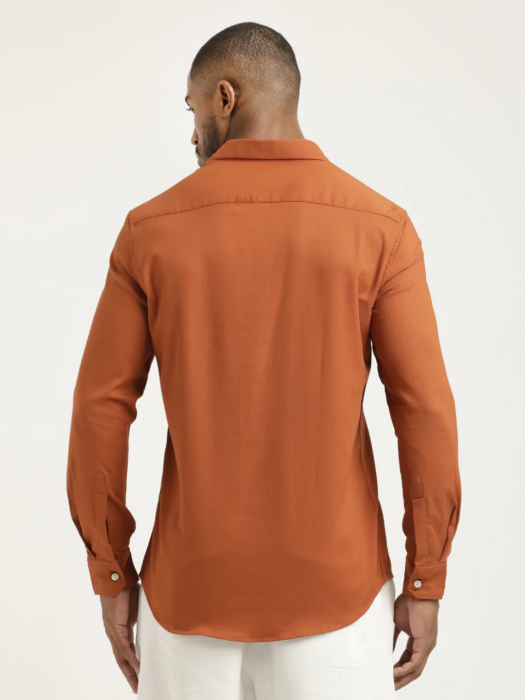 Men Cotton-Poly Lycra Blend Shirt - Image 5