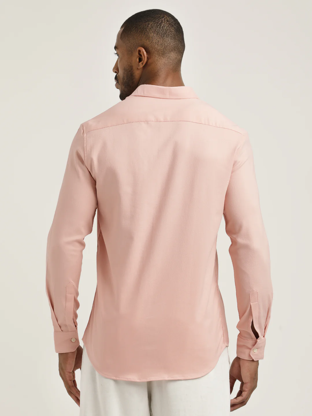Men Cotton-Poly Lycra Blend Shirt - Image 3