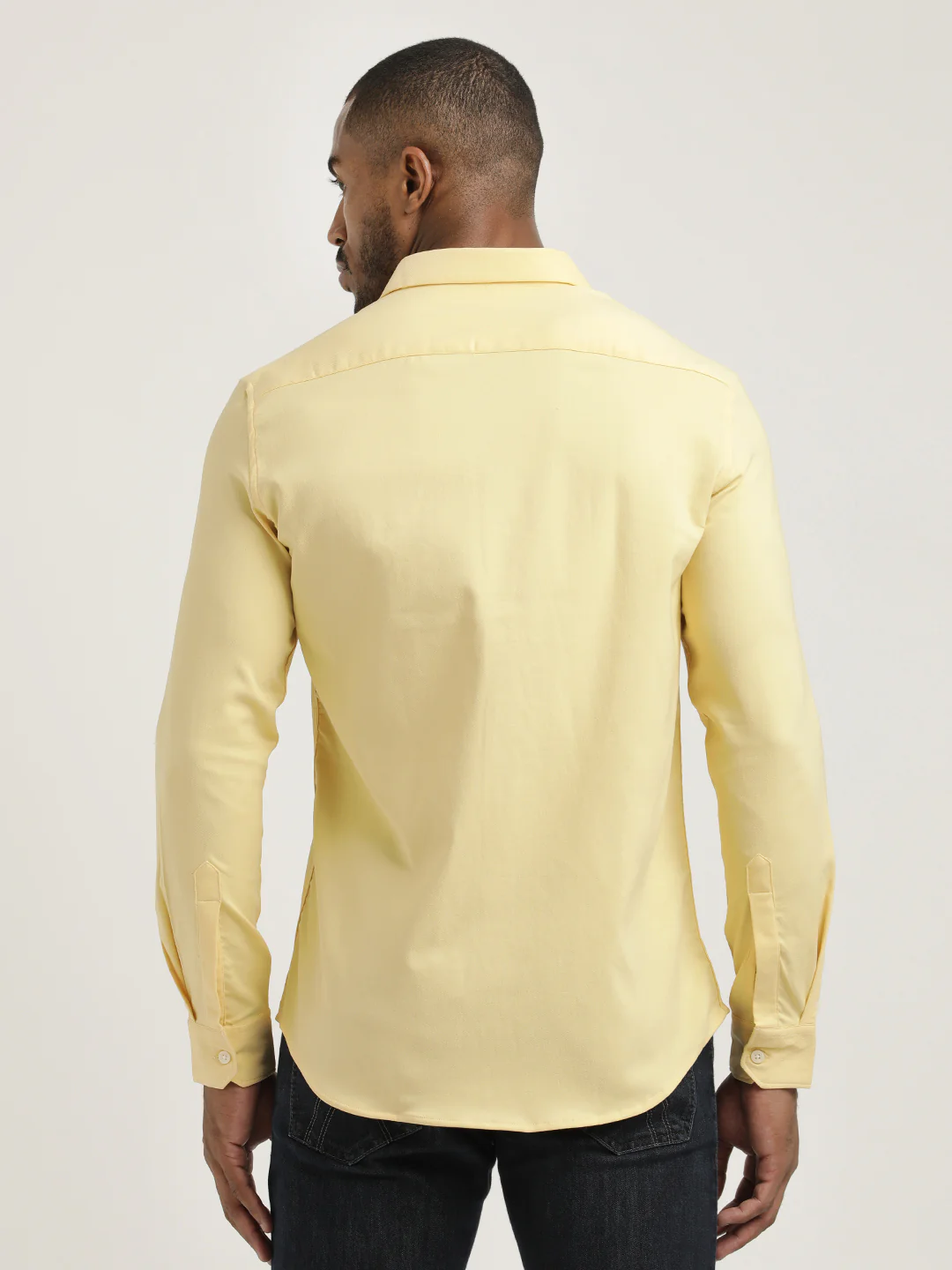 Men Cotton-Poly Lycra Blend Shirt - Image 5