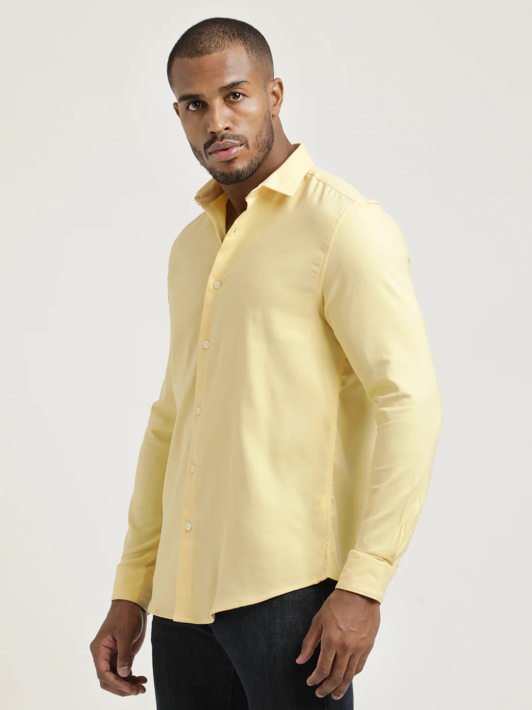 Men Cotton-Poly Lycra Blend Shirt - Image 6