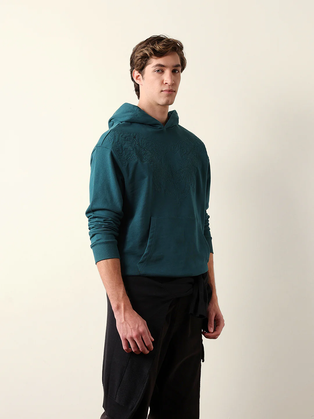 Men Cotton Printed Hoodie - Image 5