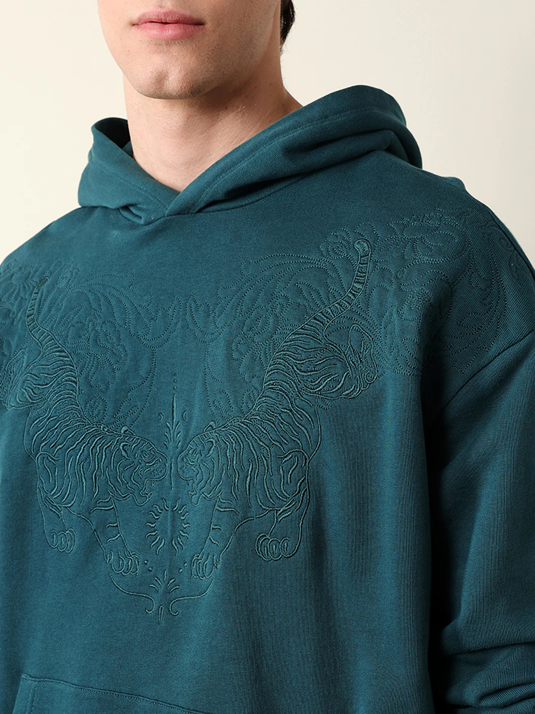 Men Cotton Printed Hoodie - Image 6