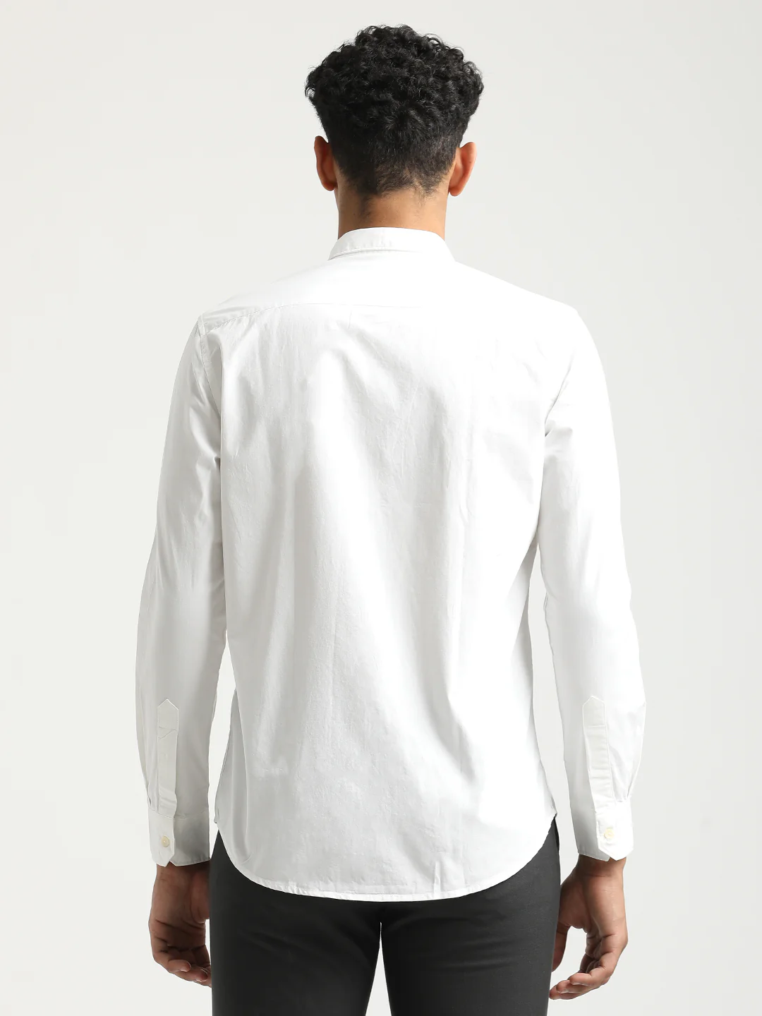 Men Cotton Shirt with Chest Pocket - Image 3
