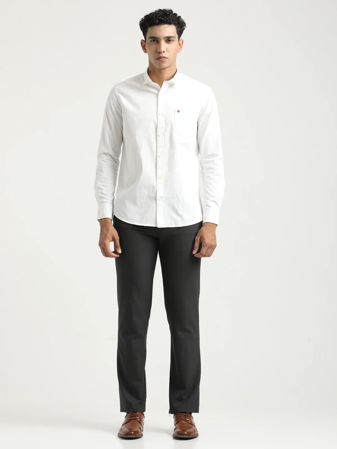 Men Cotton Shirt with Chest Pocket - Image 5