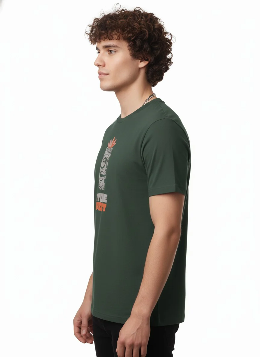 Men Cotton Tribal T-Shirt - Image 5