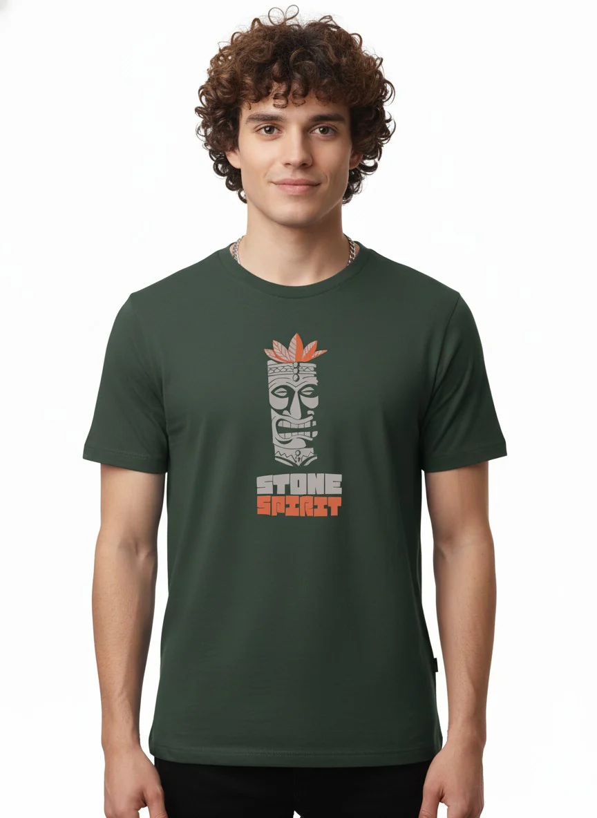Men Cotton Tribal T-Shirt - Image 7