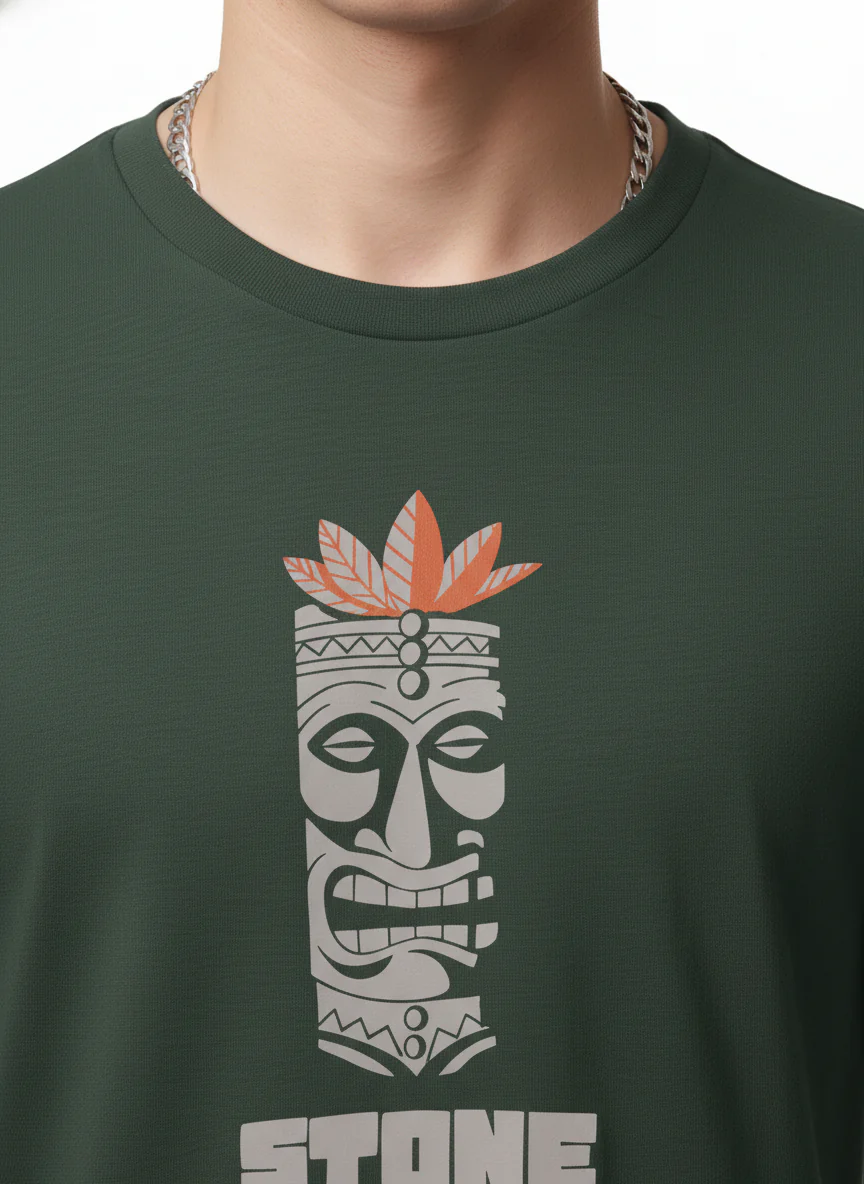 Men Cotton Tribal T-Shirt - Image 8