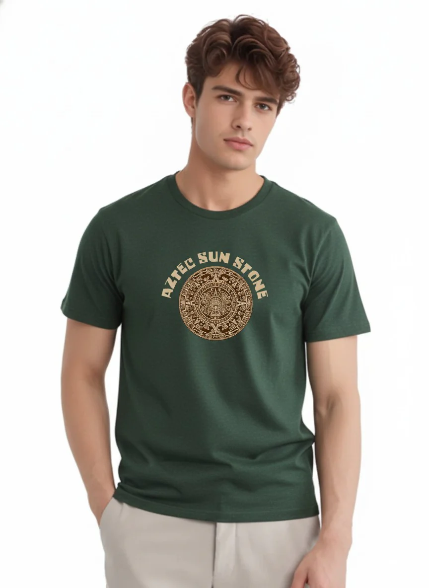 Men Cotton Tribal T-Shirt - Image 7