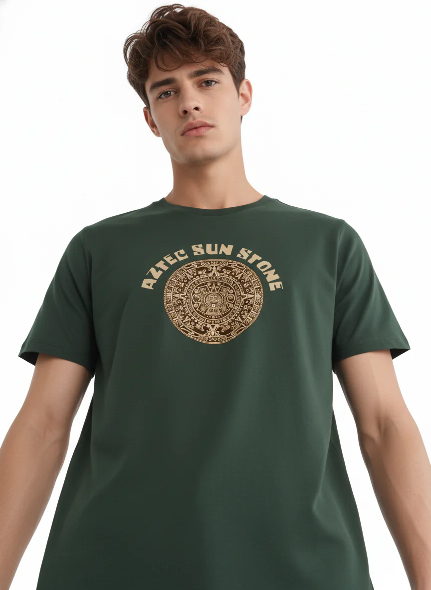 Men Cotton Tribal T-Shirt - Image 8