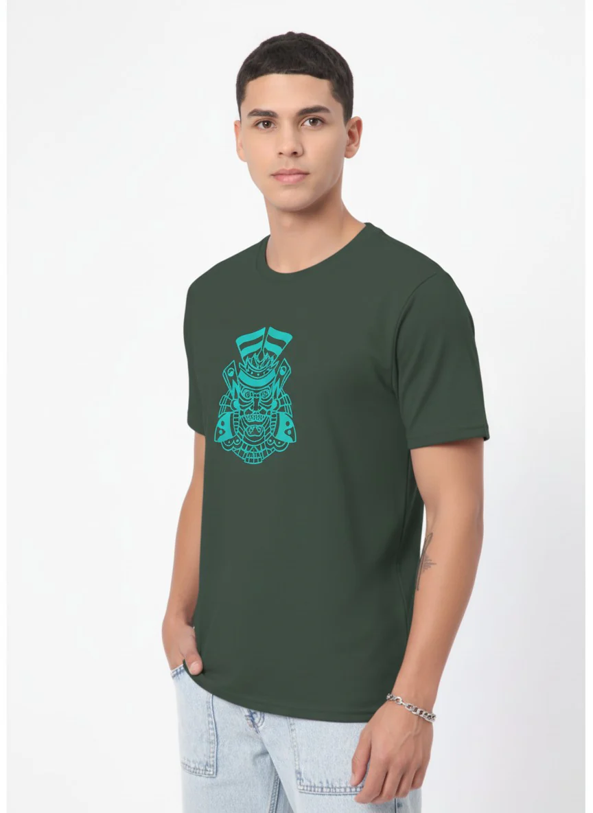 Men Cotton Tribal T-Shirt - Image 5