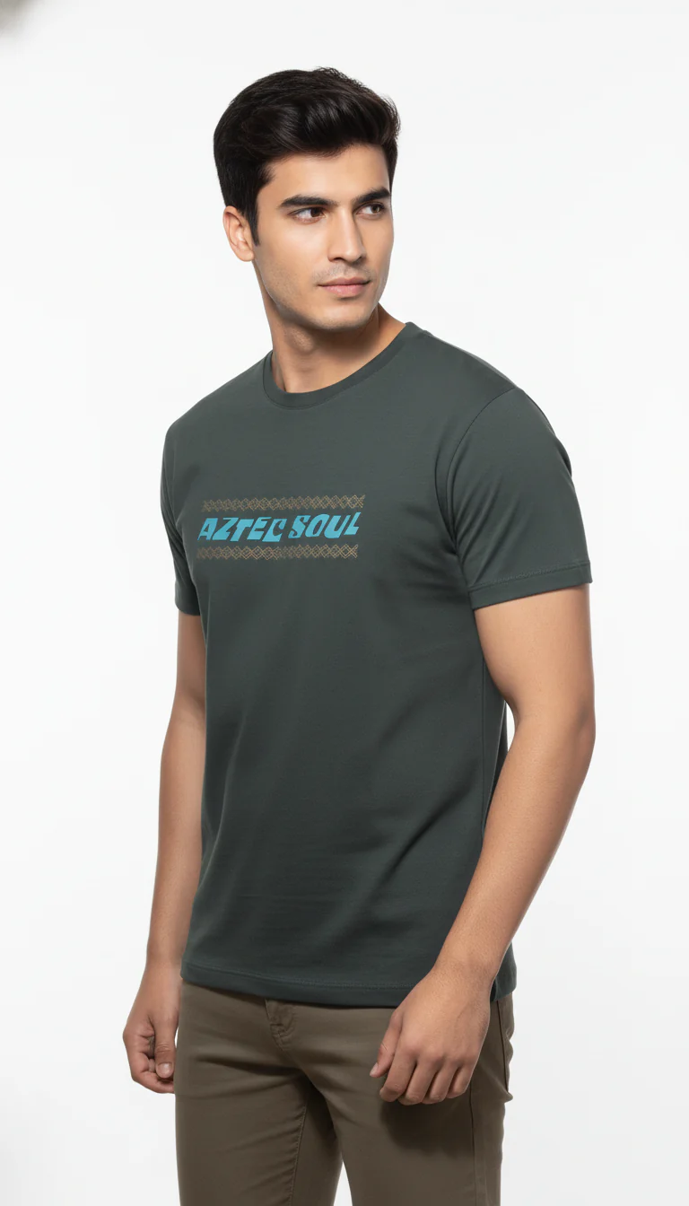 Men Cotton Tribal T-Shirt - Image 10
