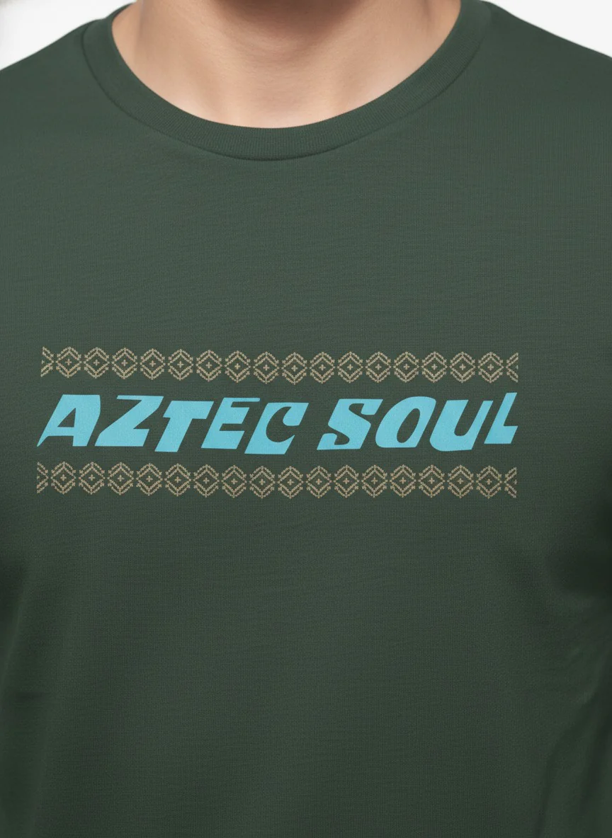 Men Cotton Tribal T-Shirt - Image 3