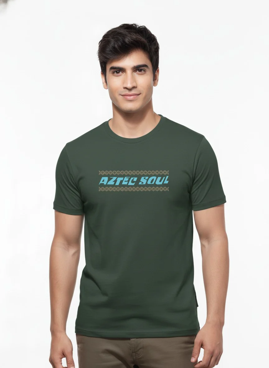 Men Cotton Tribal T-Shirt - Image 6