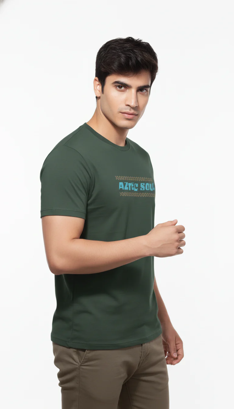 Men Cotton Tribal T-Shirt - Image 7