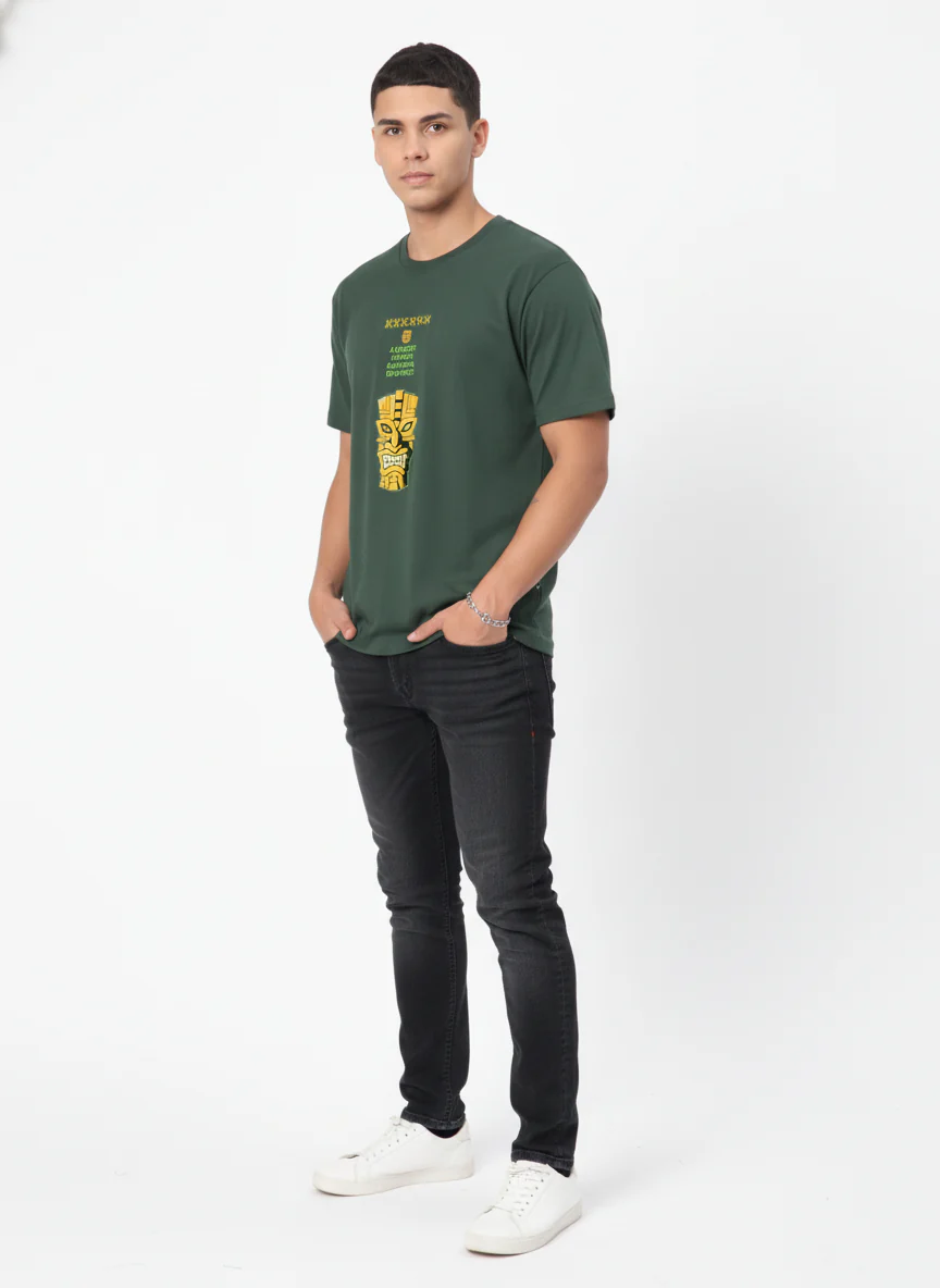 Men Cotton Tribal T-Shirt - Image 7