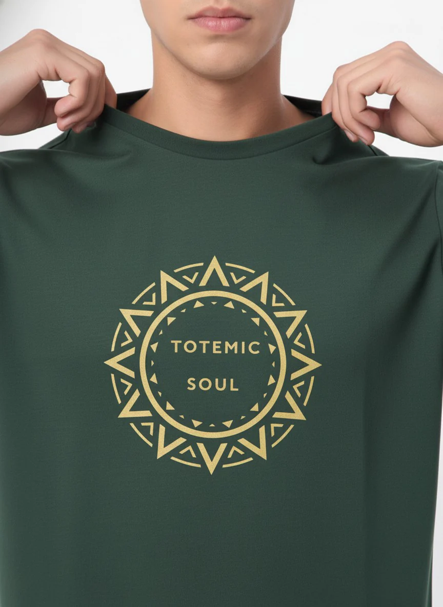 Men Cotton Tribal T-Shirt - Image 6