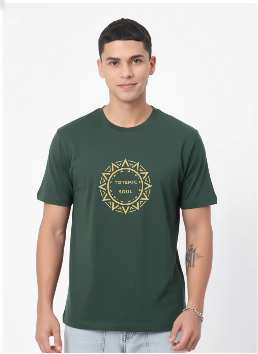 Men Cotton Tribal T-Shirt - Image 9