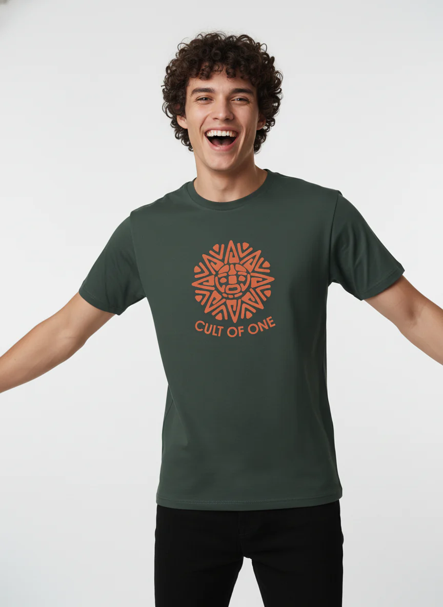 Men Cotton Tribal T-Shirt - Image 10