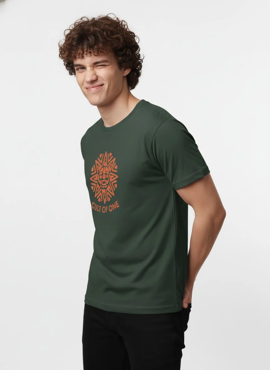 Men Cotton Tribal T-Shirt - Image 7