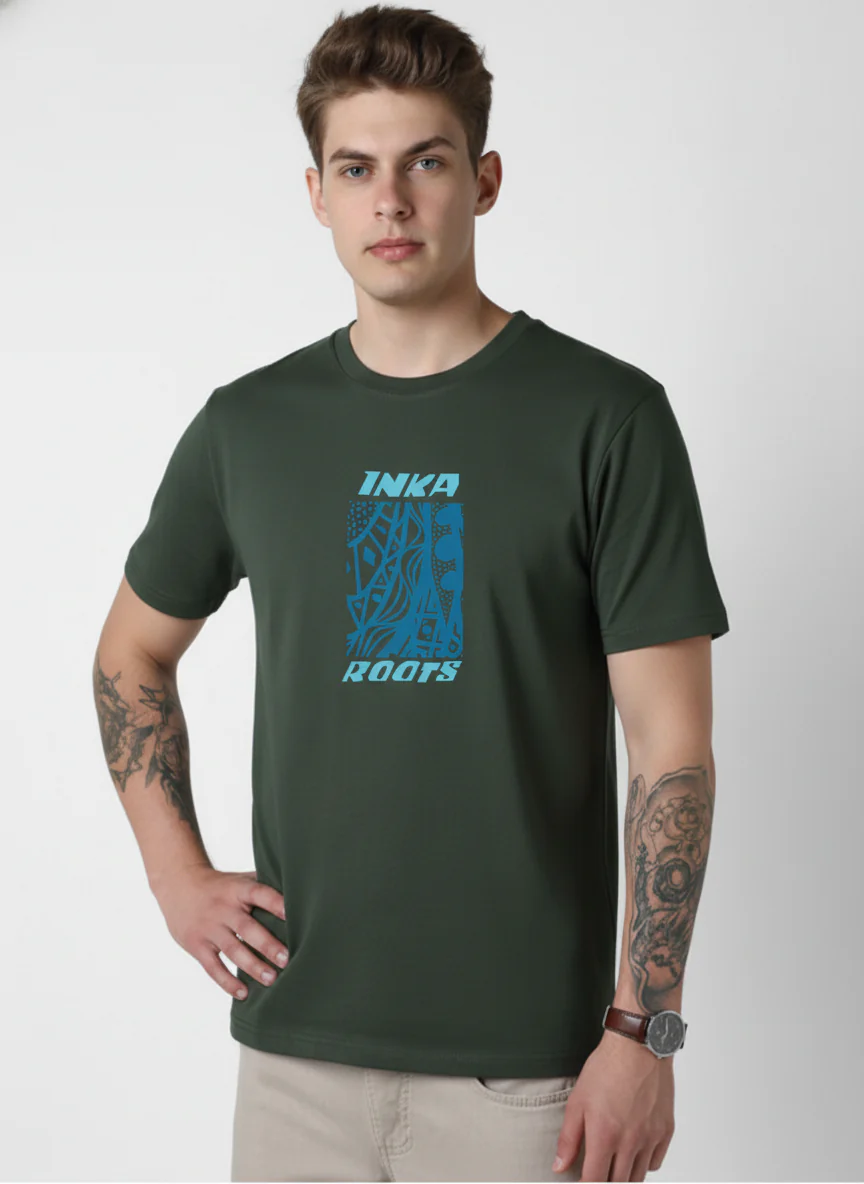 Men Cotton Tribal T-Shirt - Image 11