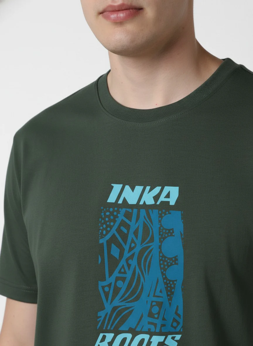 Men Cotton Tribal T-Shirt - Image 4