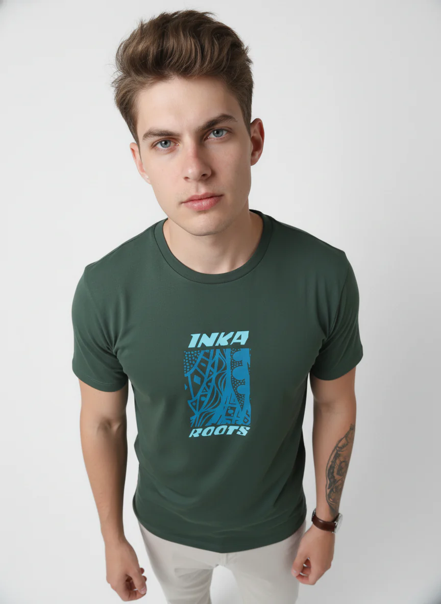 Men Cotton Tribal T-Shirt - Image 8