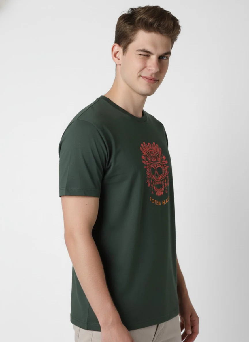 Men Cotton Tribal T-Shirt - Image 6