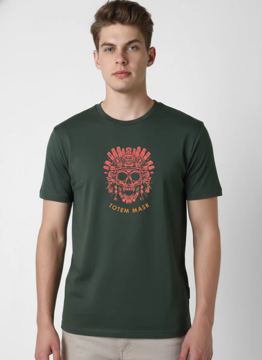 Men Cotton Tribal T-Shirt - Image 8