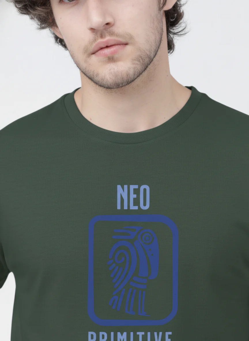 Men Cotton Tribal T-Shirt - Image 10