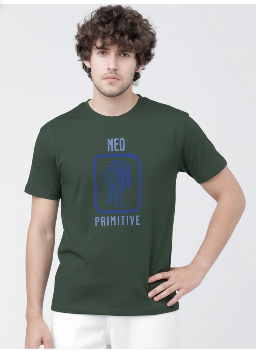 Men Cotton Tribal T-Shirt - Image 9