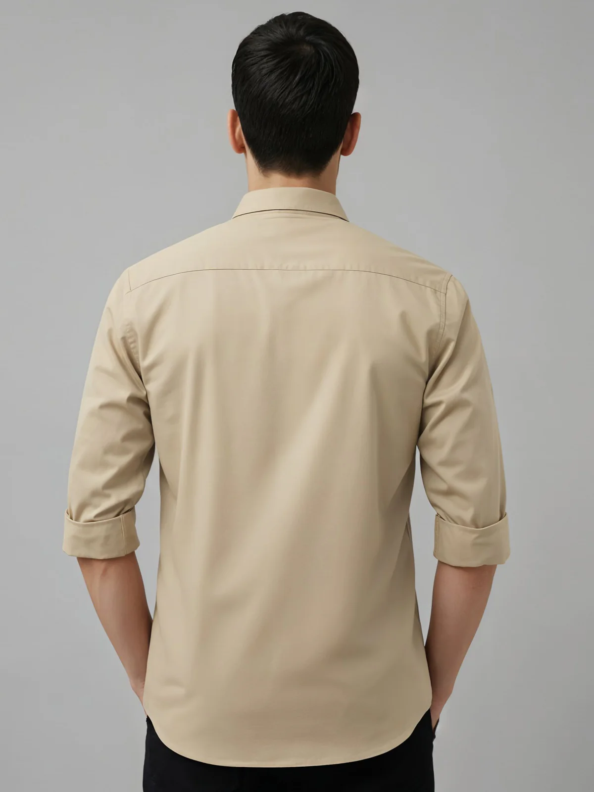 Men Cotton Twill Cargo Shirt - Image 6
