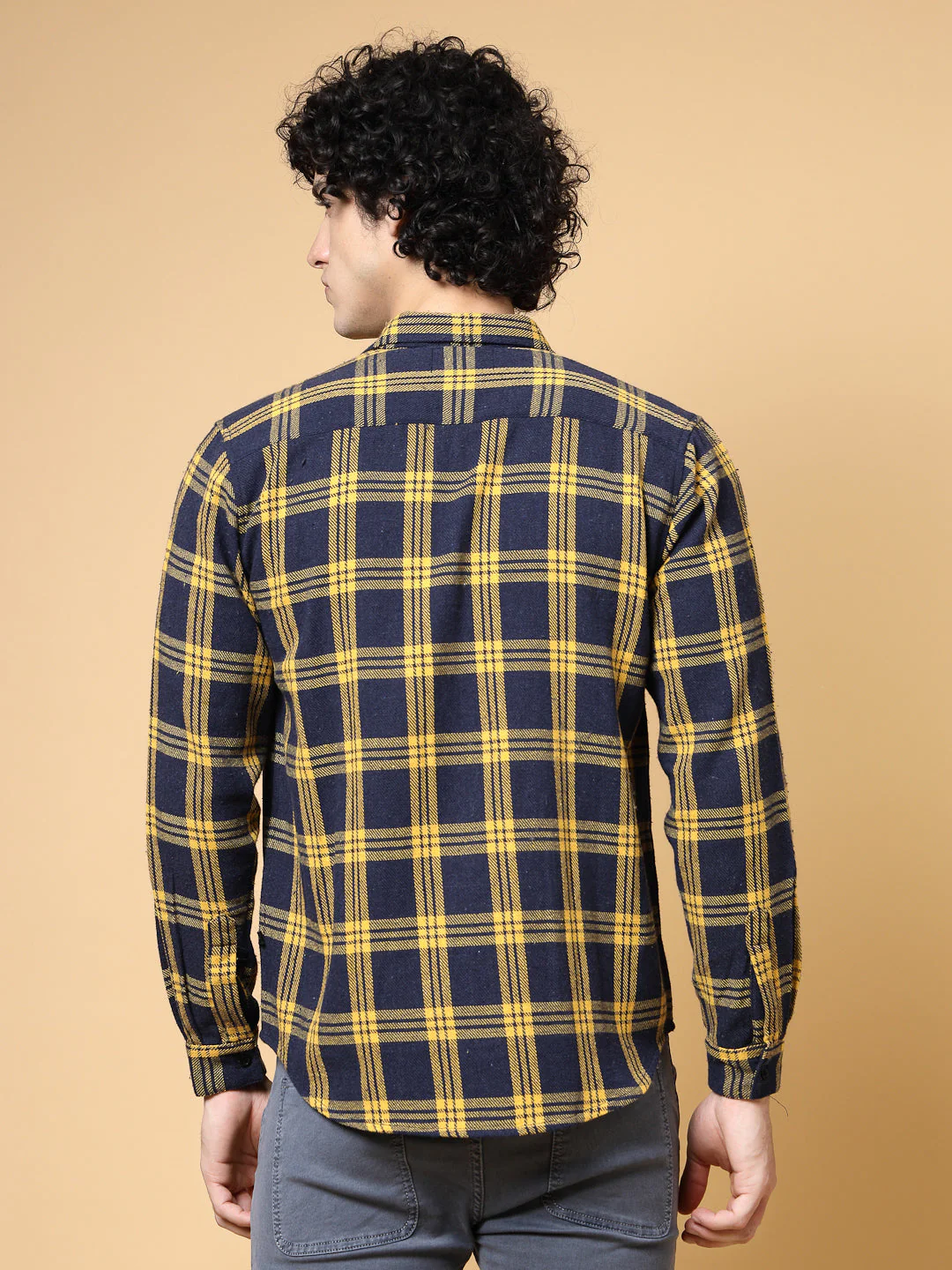 Men Cozy Flannel Shacket - Image 2