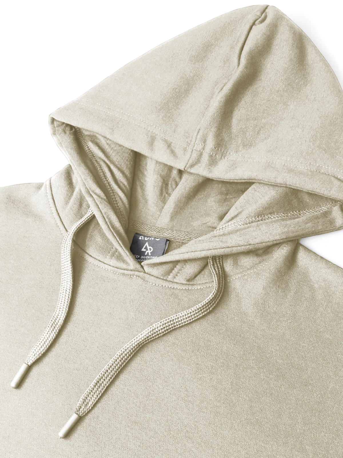 Men Cream Cotton Fleece Printed Hoodie - Image 5