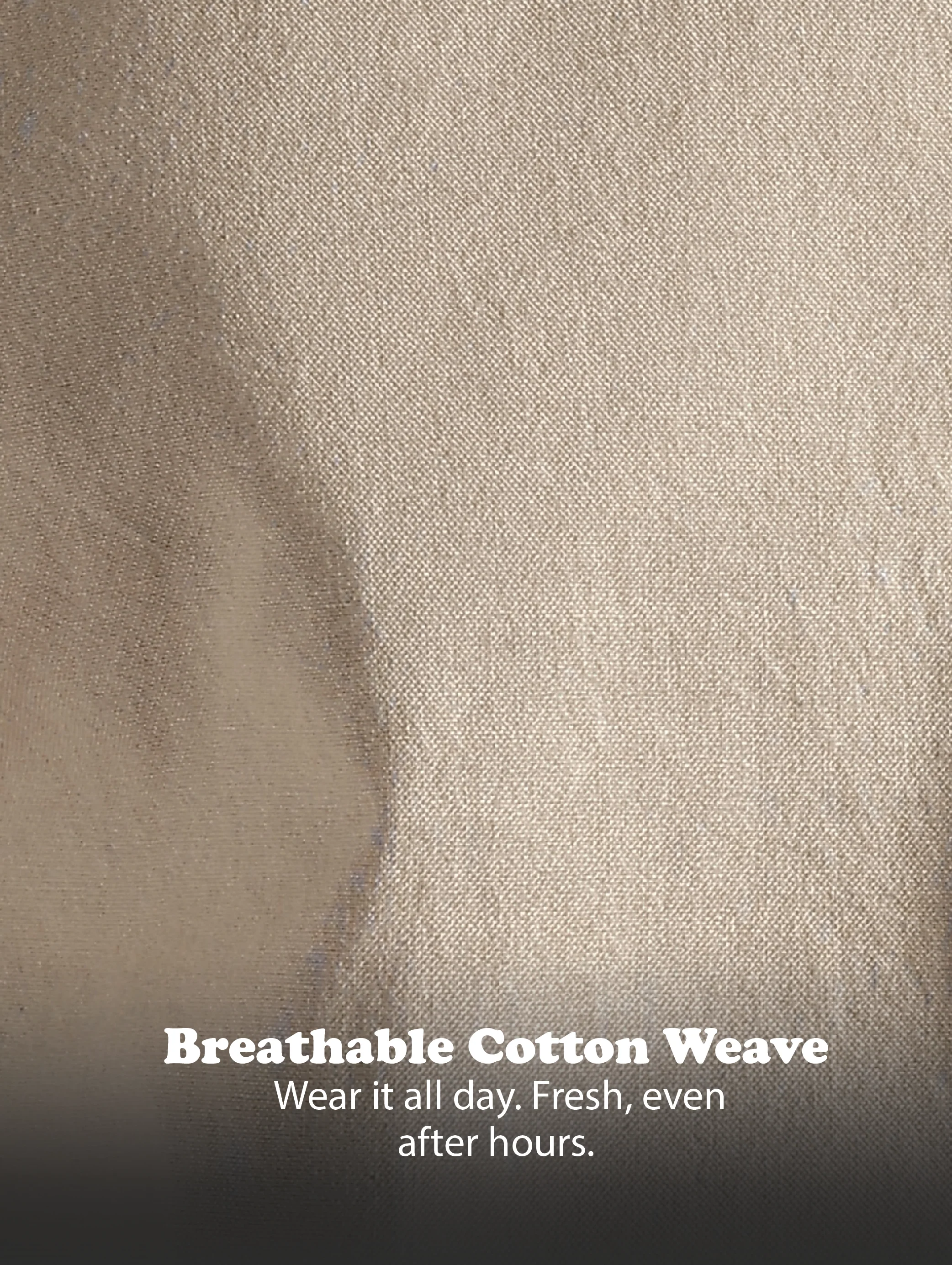 Men Cream Oxford Solid Shirt - Image 14