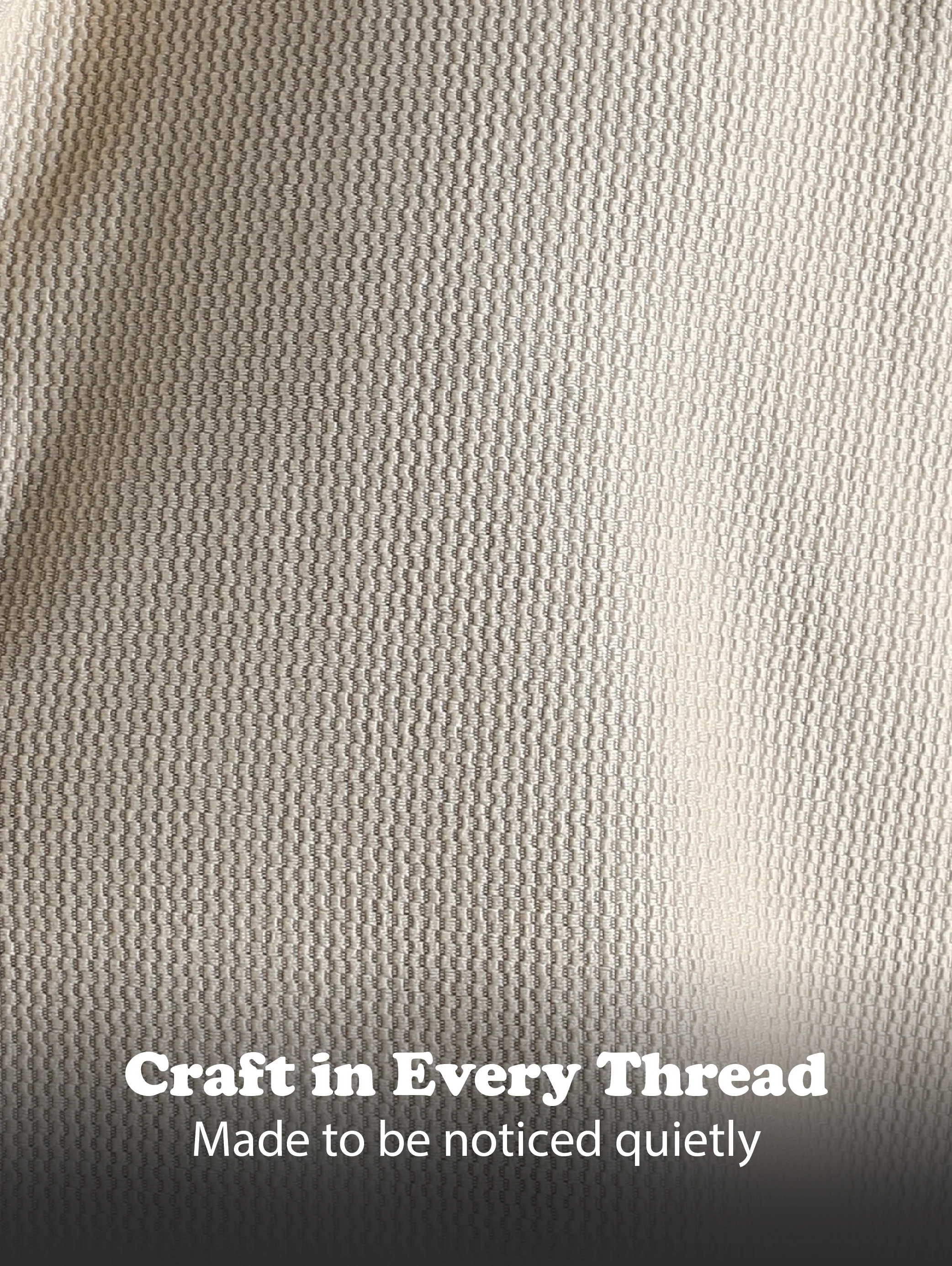 Men Cream Textured Spread Collar Shirt - Image 13